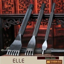 Elle Diamond Leather Stitching