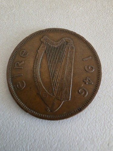 1946 ireland eire one penny - 1d,