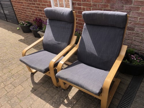 Ikea pair chairs - pair, of