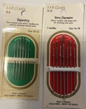 J&P Coats VTG 2 Packets For