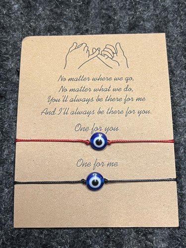 Evil eye matching - eye, bracelets