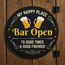 Bar Open Acrylic Sign Hanging