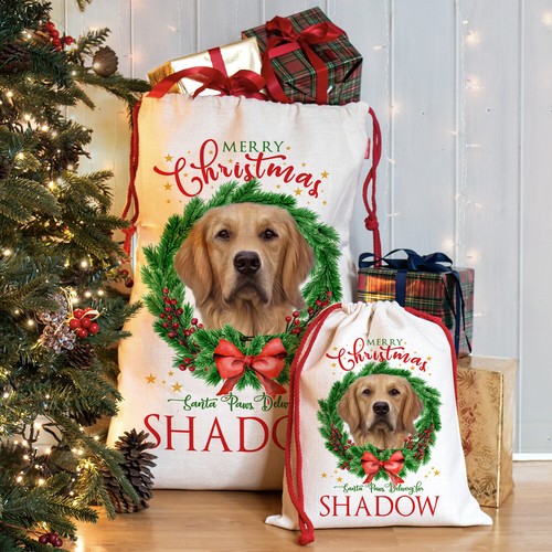 Golden retriever christmas - golden,