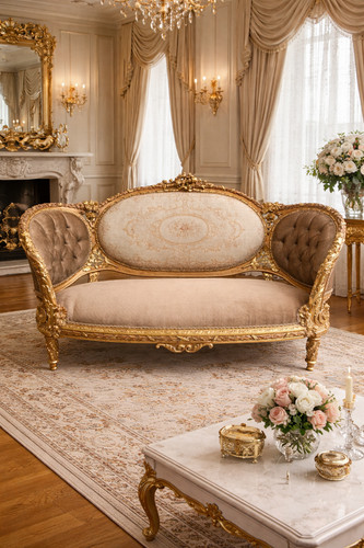 Sofa antique french louis xvi - sofa,