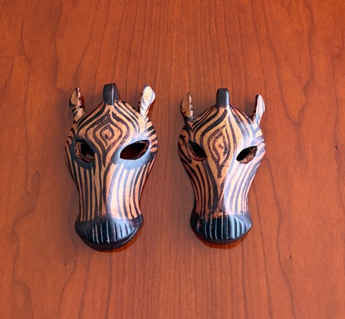 Wooden safari animal masks - 2,