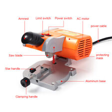 0°-45° Mini Chop Saw Mitre Saw 7800r/min Table Cutting Saws Steel Brass Wood~