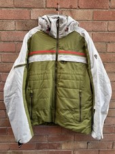 Dare2b Throwback Ski Jacket Waterproof UK Size M Olive Green 4 Way Stretch 