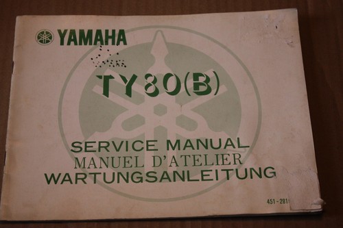 Yamaha ty80b service manual - service,