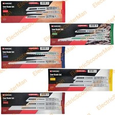 Parkside Saw Blade Set Universal Green Wood Plastic Metal Sabre Reciprocating
