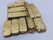 400 Grams Scrap Gold Bar For Gold Recovery Melted Different Computer Coins Pins