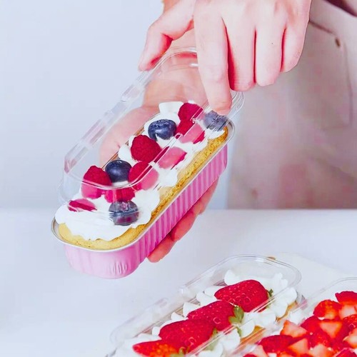 Cute mini loaf tins with - tins, lids