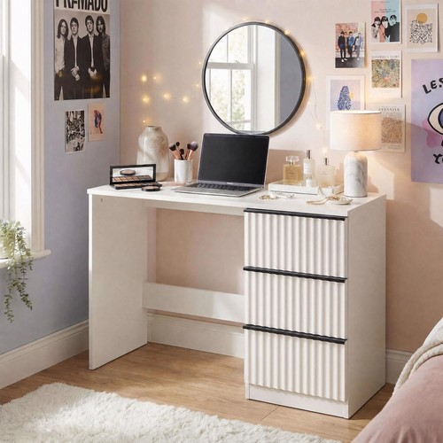 Modern matt white vanity - matt,