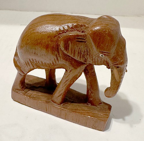 Wooden elephant statue hand - wooden,
