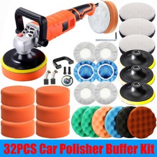 Electric Car Polisher Sander Buffer Polishing Machine Kit 1580W Variable Speed