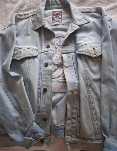 Vintage denim jacket warner - jacket,,