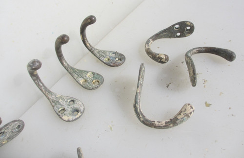 Antique brass hook old coat - antique,