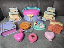 Vintage Polly Pocket Bundle x10 Collectable Compacts