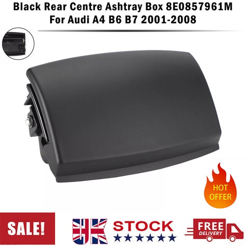 Black rear centre ashtray box - rear,