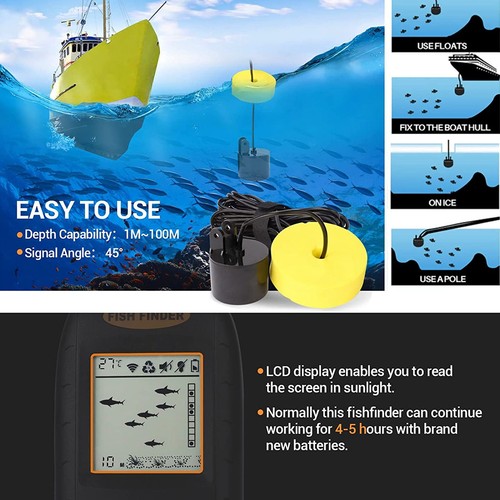 Portable fish finder - portable, handheld