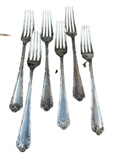 LOUIS XVI FORKS 20cm ROBERTS & BELK ANTIQUE 1920’s SILVER PLATE CUTLERY