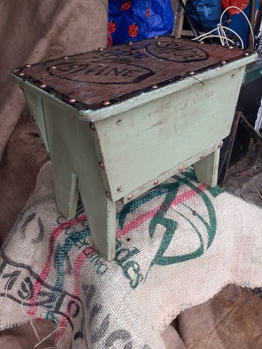 Vintage shoe shine box - vintage,