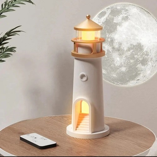 Lighthouse moon moonlight - moon,