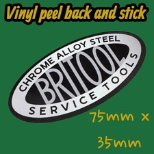 BRITOOL vinyl sticker tool box tools spanner spanner’s chest box vintage classic