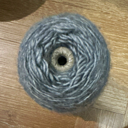 Grey wool acrylic - ply, cone