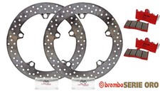 2 Front Brake Discs + 2 CP Brake Pads Brembo BMW R 1150 GS Adventure 2003