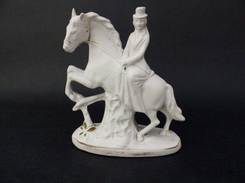 Antique parian ware horse - antique,