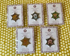 Charlie Bear Pin Badges  -