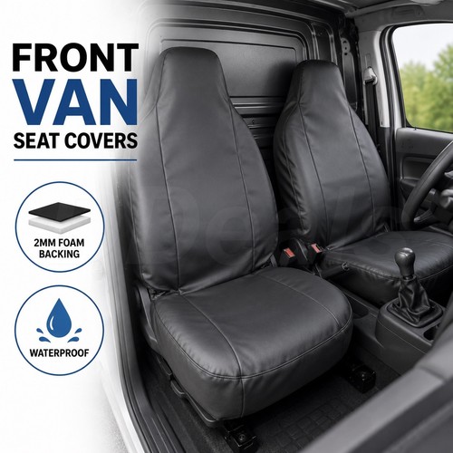 Front van seat covers leather - van,