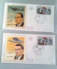 France 1973 Aviation FDC Pair