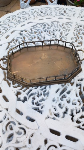 Vintage brass faux bamboo - vintage,