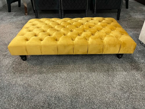Chesterfield footstool coffee - chesterfield,