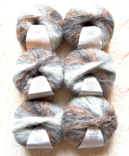 Balls 25g mohair yarn - x,