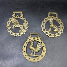 Horse Brass x 3 Old English