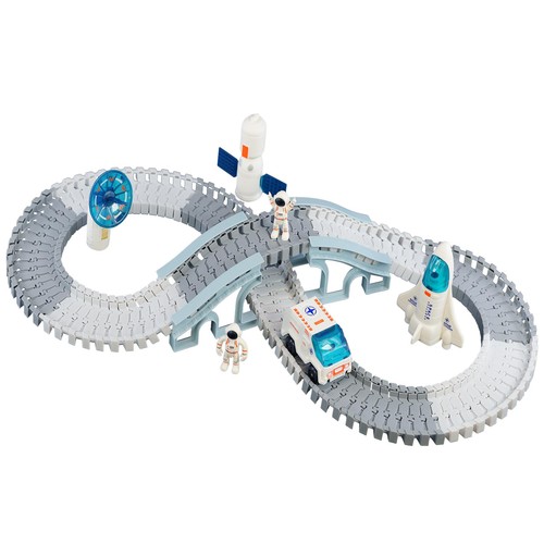 Kids space track toy set - space,