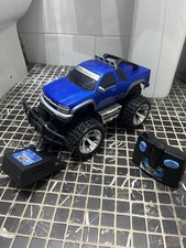 Tyco RC 2000 Mattel Radio Controlled Blue Chevrolet Colorado Truck 6.0 JET TURBO