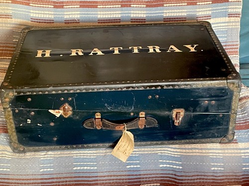 Watajoy vintage steamer trunk - watajoy,
