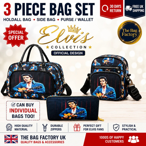 Elvis presley holdall - presley, purse
