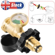 High Low Gas Pressure Gauge Level Indicator POL Propane LPG Bottle Cylinder QCC