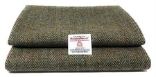 Harris Tweed Green Herringbone