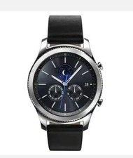 Samsung Galaxy Gear S3 Classic Watch 46mm SM-R770 Silver M/L Grade C UK Warranty