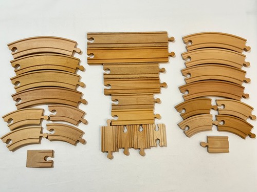 Wooden train track - set, of