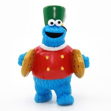 Marching Band COOKIE MONSTER Cymbals 3.25" Applause PVC Sesame Street Figure