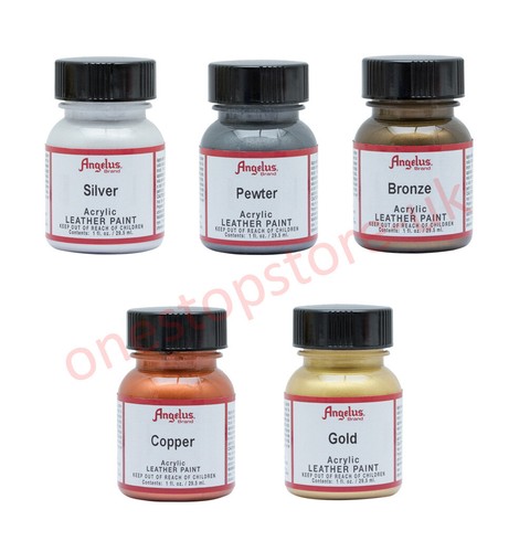 Angelus metallic leather - leather, paint