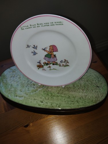 Shelley nurseryware tea plate - nurseryware,