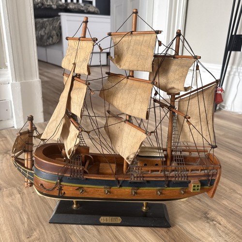 Model sailing ship - model, bounty