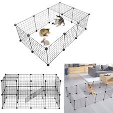 12/36 Panels Metal Pet Dog Puppy Rabbit Guinea Pig Run Playpen Fencing Enclosure
